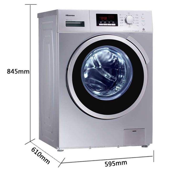 海信8公斤变频高温除菌滚筒洗衣机