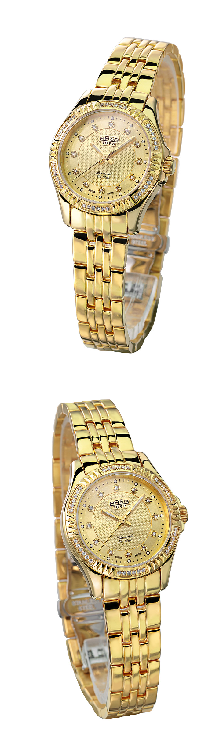 ARSA金色时光原装赛利塔机芯机械腕表