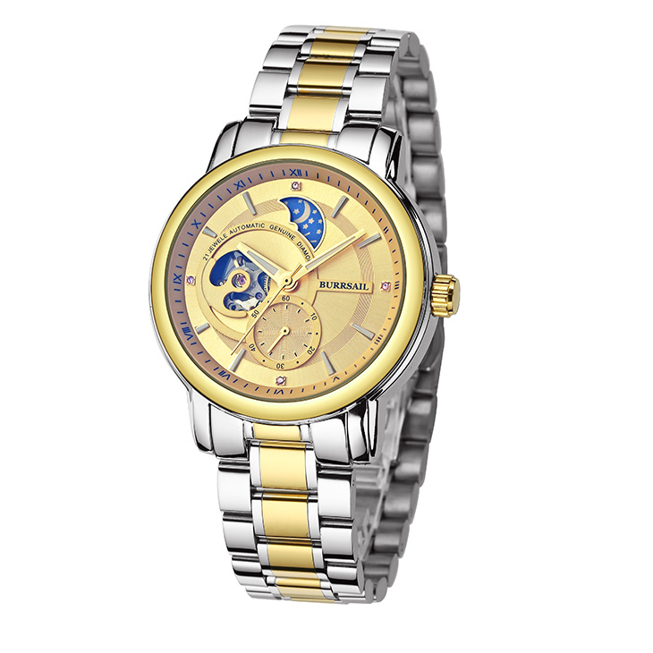 瑞士Burrsail 领航者镂空机械表套组